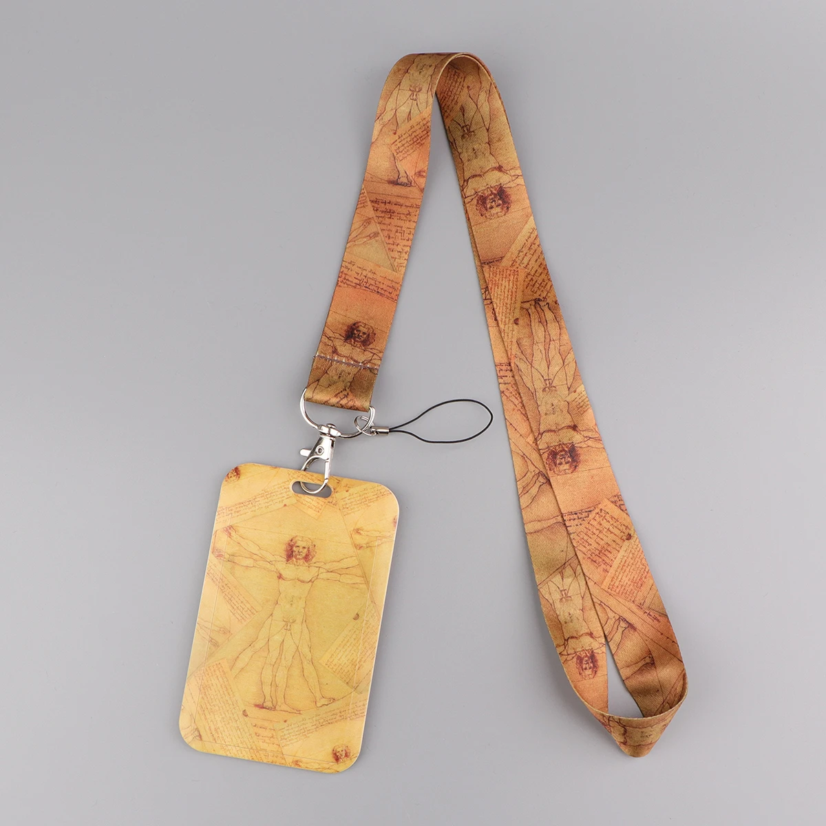 Famous Painting Neck Strap Lanyards Keychain Badge Holder ID Card Pass Hang Rope Lariat Lanyard for Key Rings Accessories