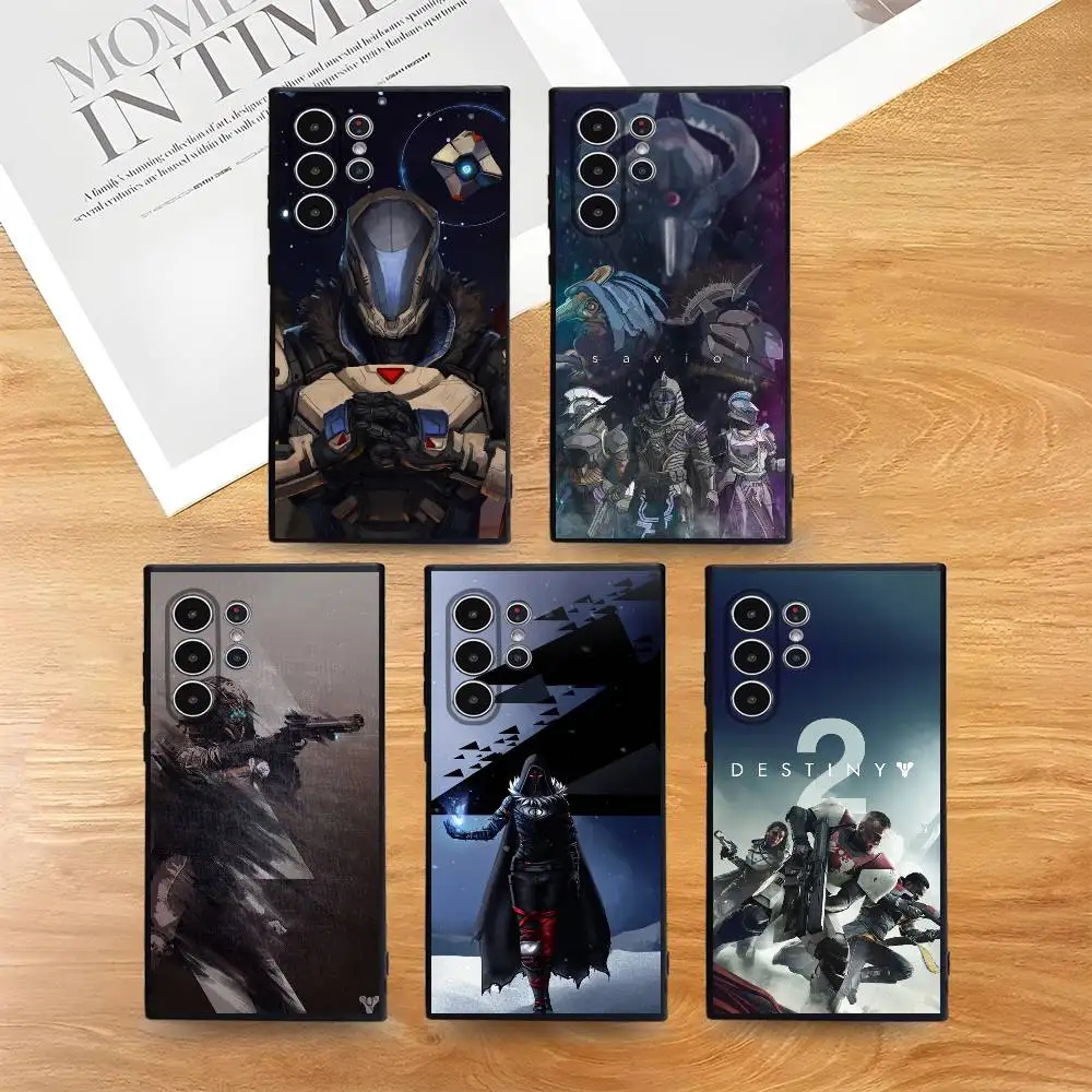 

Cool Game D-Destiny 2 Phone Case For Samsung Galaxy S25 S24 S22 S23 Ultra S21 S20 Plus 5G Frosted Non-Slip Full Cover Soft Case