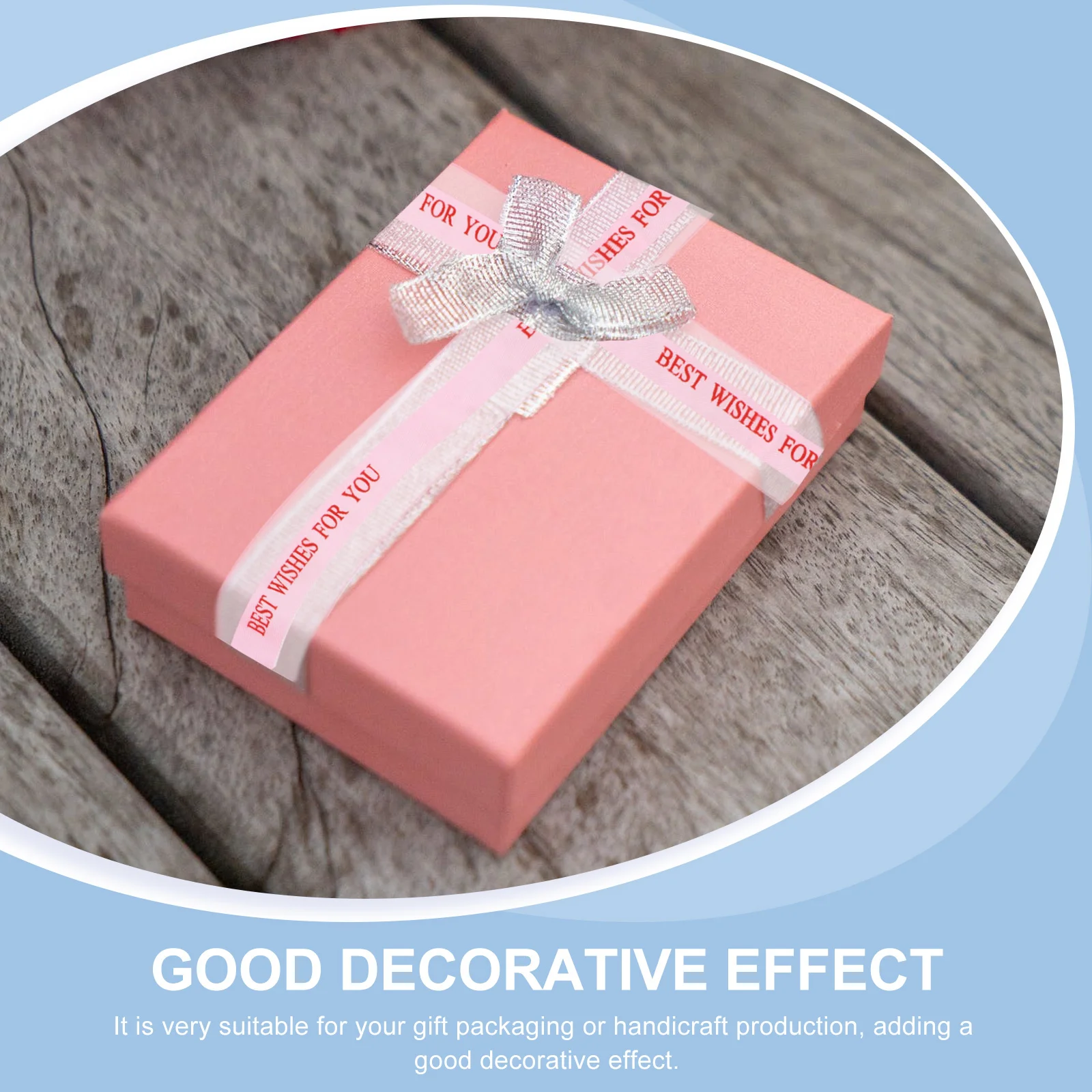 

5 Rolls Holiday Decorative Satin Ribbon for Wedding Gift Packaging Party DIY Wrapping Craft Ribbon Holiday Decor