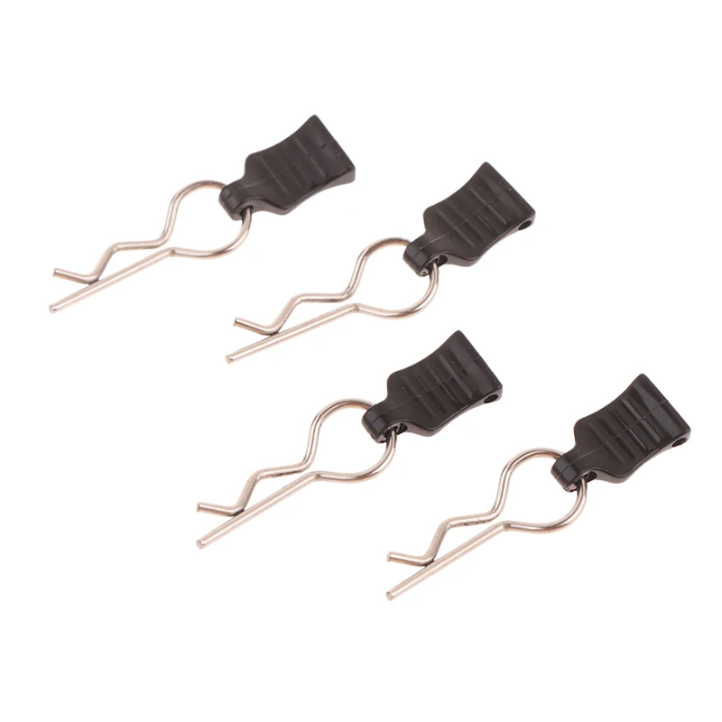 4PCS RC Body Clips with Pull Tabs Car Clips R Clips for  1/10  RC Model Car Toys Spare Parts