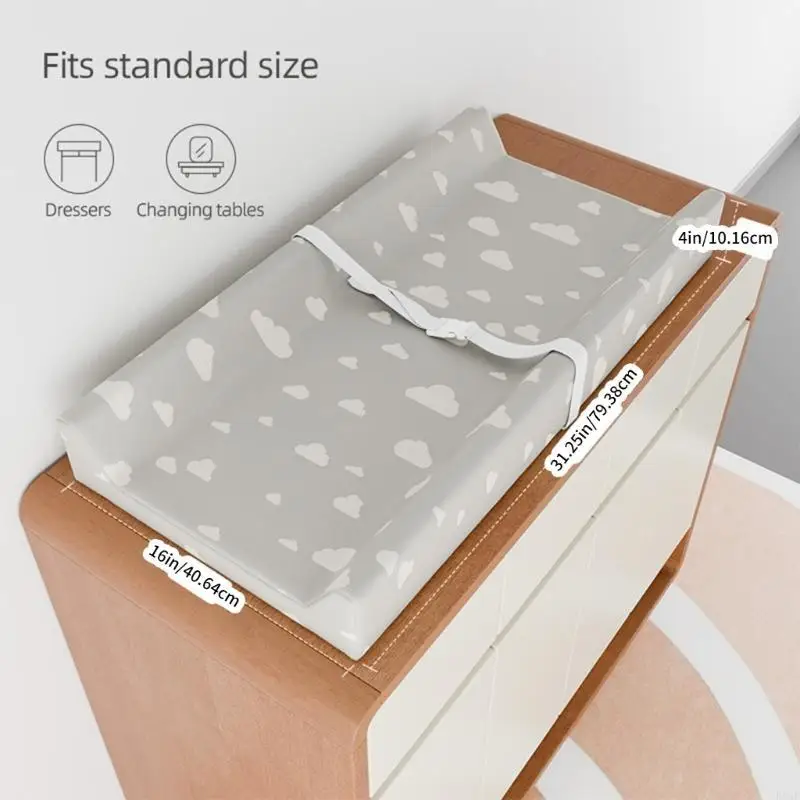 K8GF – matelas à langer imperméable pour bébé, en PU, résistant à l'usure, pour changement couche sûr facile