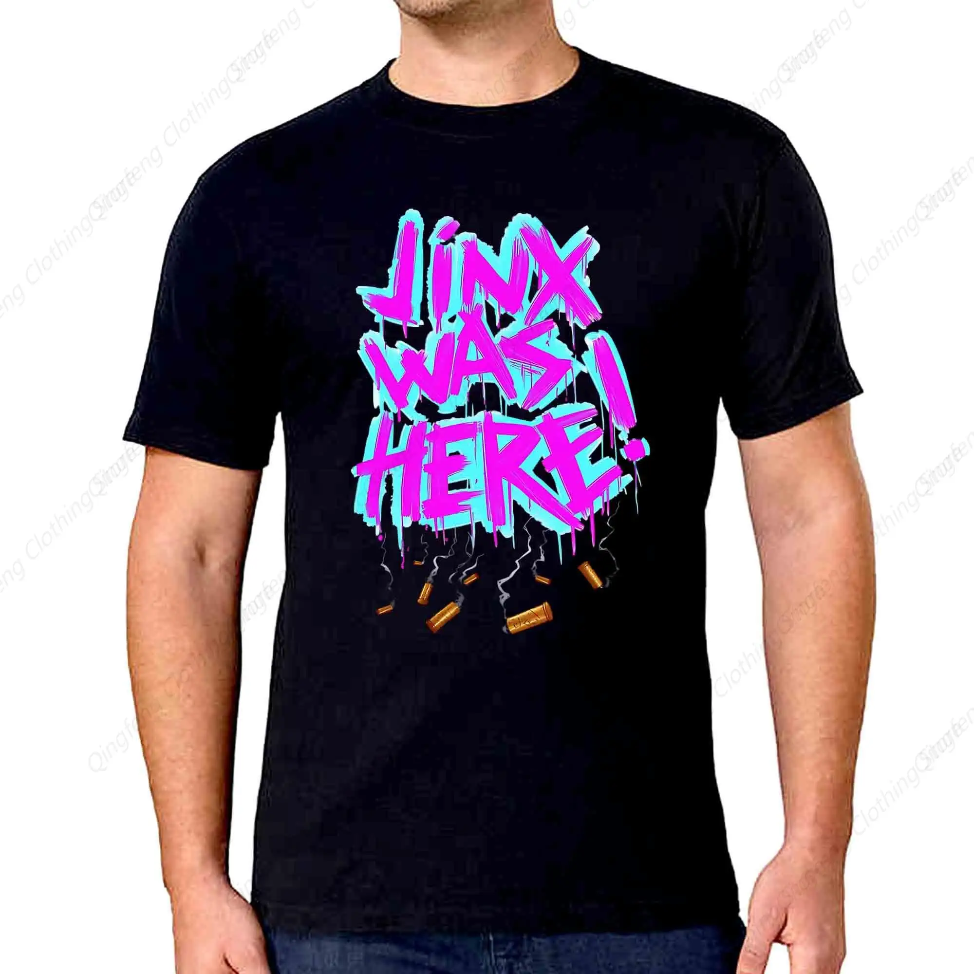 

Jinx was Here Jinx Adult Gift for Her for Him Birthday Gift Arcane Shirt