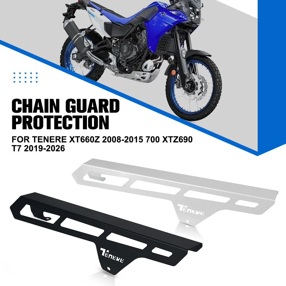 

Motorcycle Accessories For Yamaha Tenere XT660Z 2008-2015 700 XTZ690 T7 2019-2024 2025 2026 Chain Guard Protection Aluminium