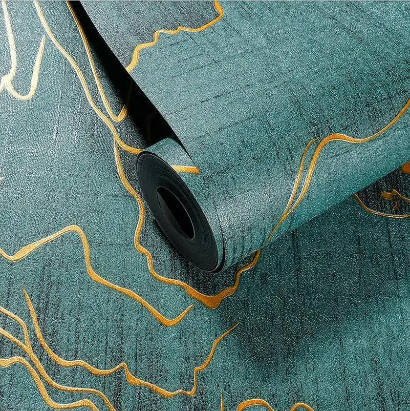 3D النمط الصيني الذهب احباط المشهد خلفية مقاومة للماء للفيلا فندق مطعم غرفة المعيشة خلفية PVC ورق حائط في #5