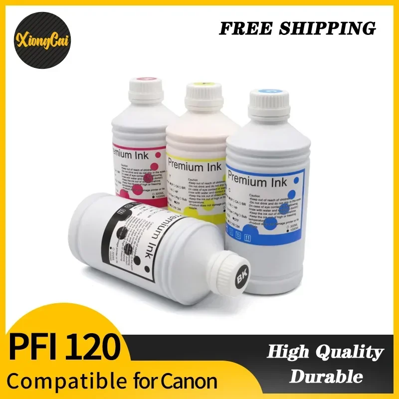 500ML / bottle PFI120 PFI 120 pigment ink for Canon TM200 TM205 TM300 TM305 200 205 300 305 printer inks