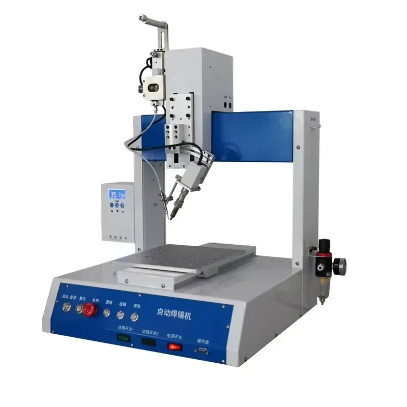 PCB Board Usb Type c Soldering Machine Desktop Automatic Lead Tinning Soldering Machine Three Axes Automatic Soldering