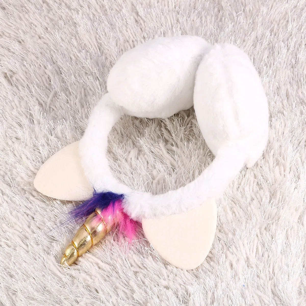 

Теплые наушники-грелки в стиле единорога для женщин, зимние уличные головные уборы, мягкие защитные наушники, идеальный выбор для рождественского подарка