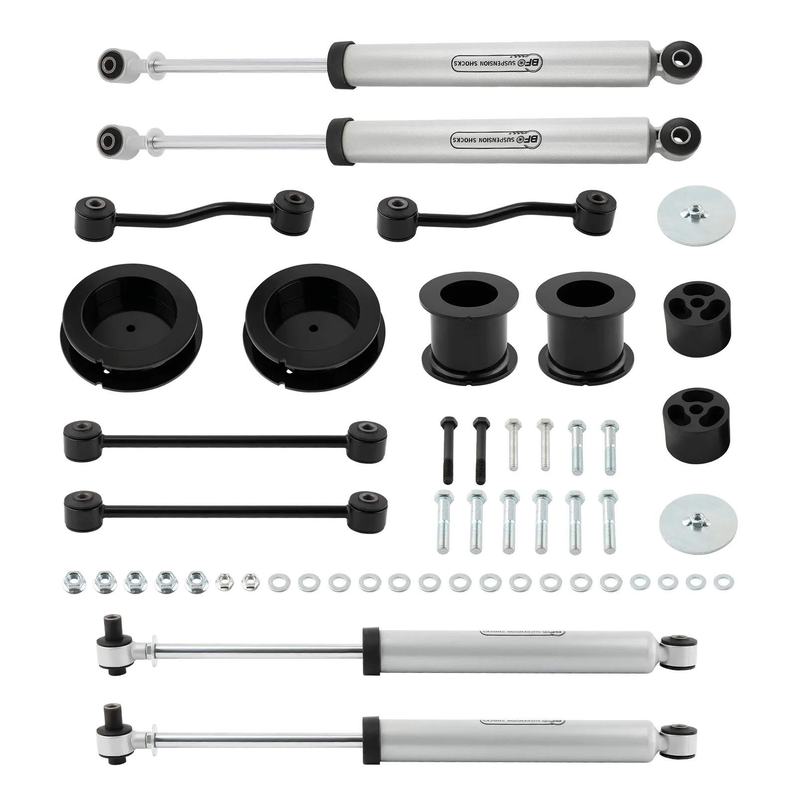 

3-1/2" Lift Kit For Jeep Gladiator JT 4WD 20-22 Shocks & Coil Spring Spacers