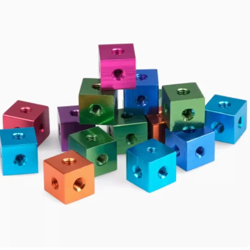 10PCS M3 M4  colourful Square Fixed Block Square Corner Nut Six-Sided Thread Plate Link Block  Fixing Acrylic Box