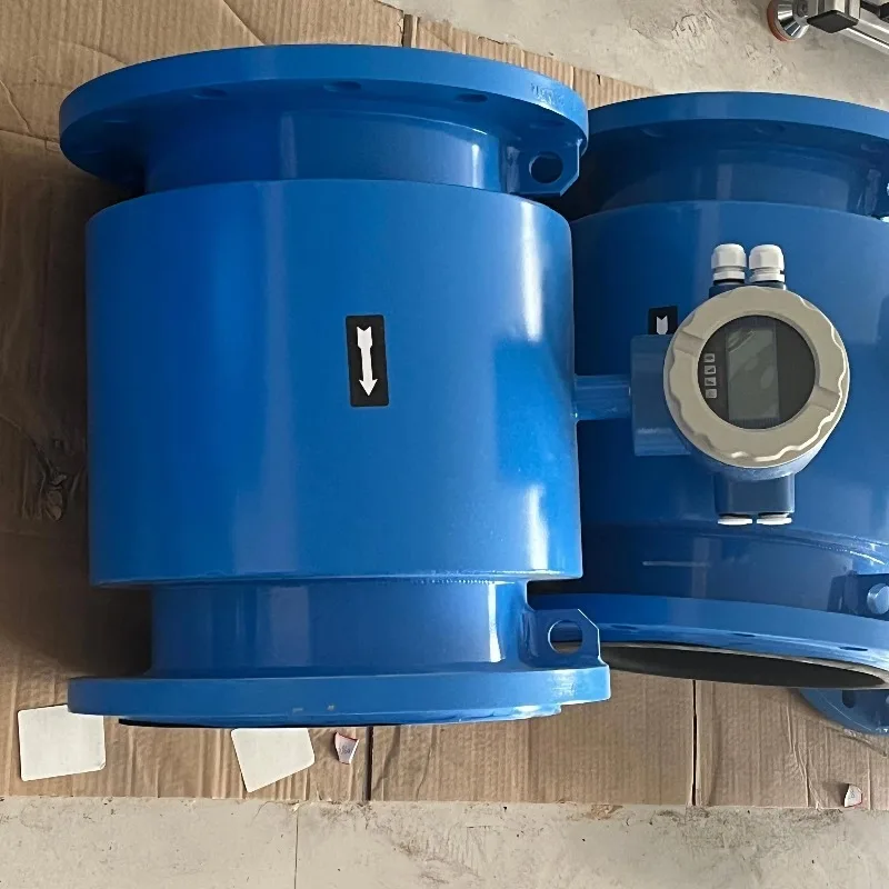 High Precision 0.5% Accuracy Digital Display Electromagnetic Flowmeter For Water/Liquid OEM Customizable Stainless Steel