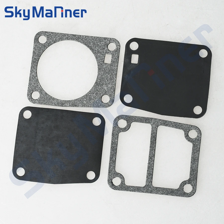 Carburetor Fuel Gasket Kit 6G1-24432-00 For Yamaha Outboard Motor 2T 6HP 8HP 9.9HP 15HP Parsun Hidea Powertec HDX Seapro Engine
