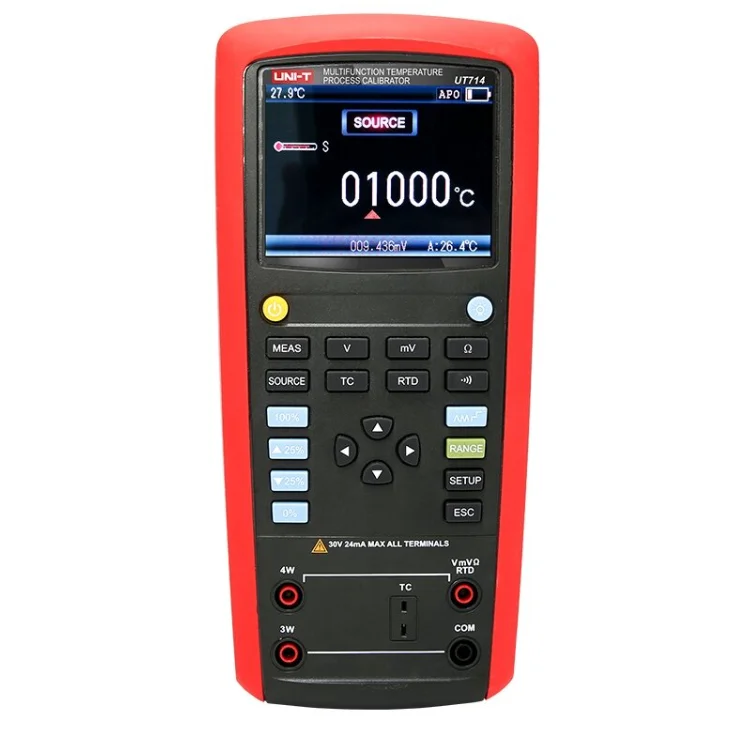 

Original UNI-T UT714 Multifunction Temperature Process Calibrator Testing and calibrating different temperature instruments