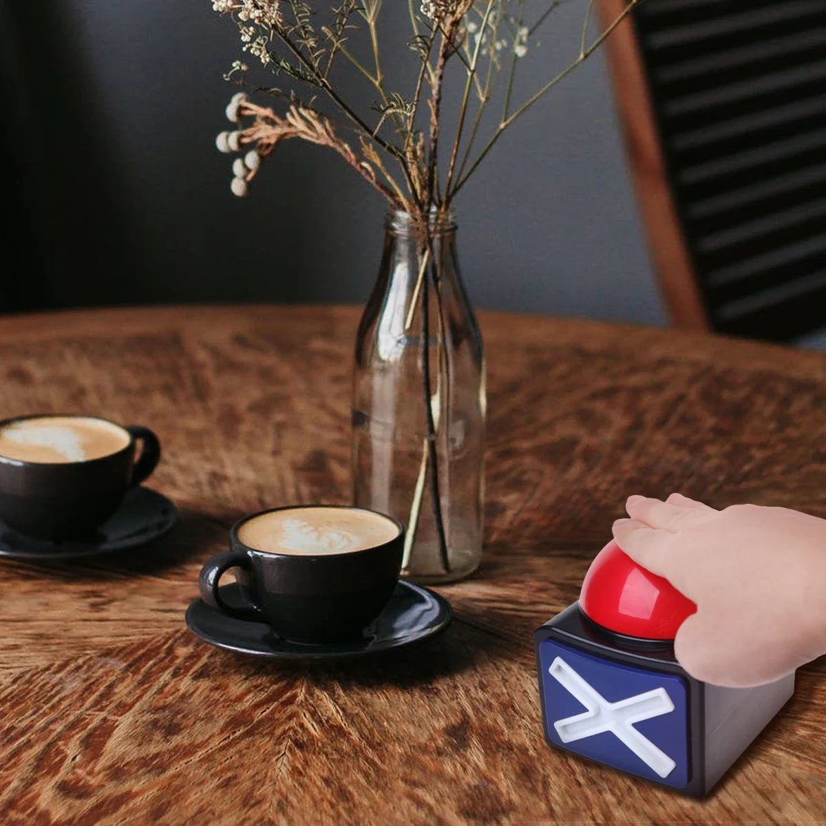 2 قطعة صندوق الضغط لعبة الإجابة الجرس الإلكترونية السبر تظهر زر الصوت الطنانات الحمراء ضوء الصوت نصائح ألعاب الحفلات #3