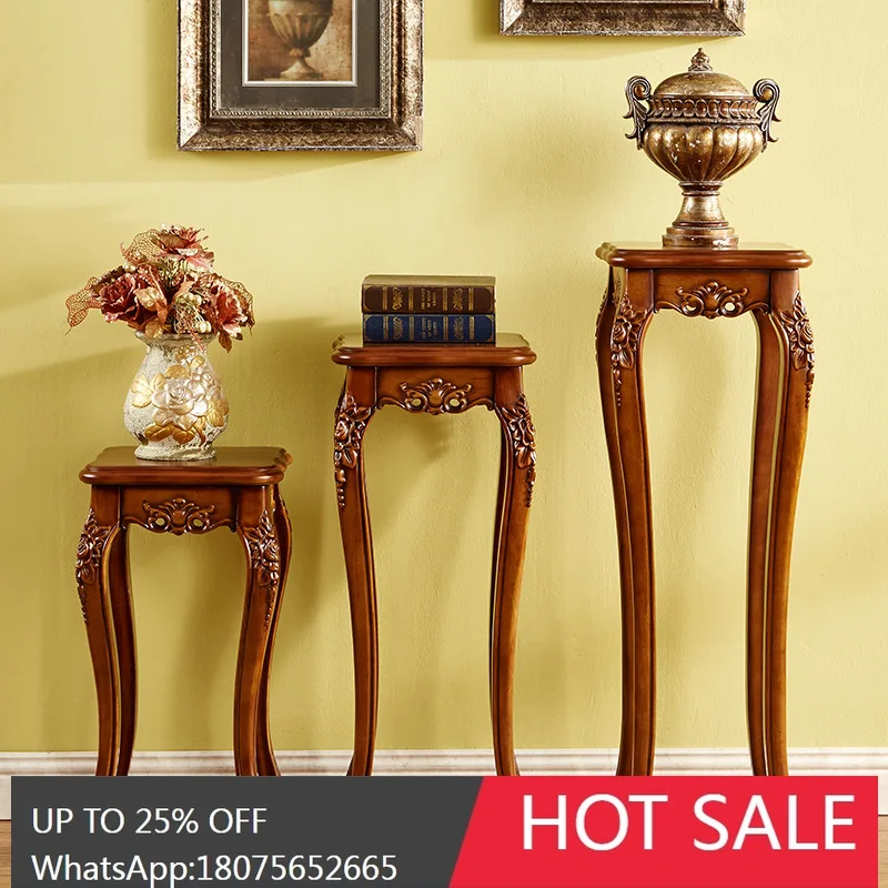 

HLZ American Style Flower Stand Storage Rack Floor High Stand Flower Table Display European Style Flower Pot Stand
