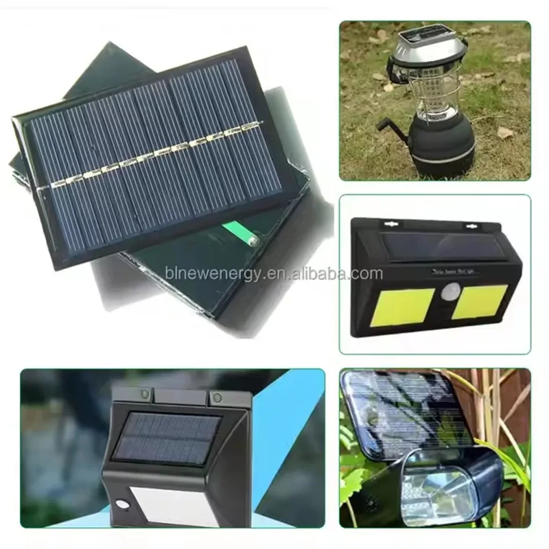 Sel Surya Mini 0.3W 5.5V 54mA Modul Melambung Panel Surya Polikristalin DIY Lampu LED Surya dan Mainan Surya 86*38*3MM 10 Buah