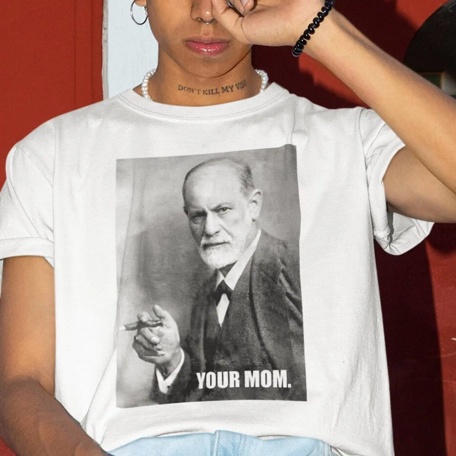 Sigmund Freud Your Mom Meme T Shirt