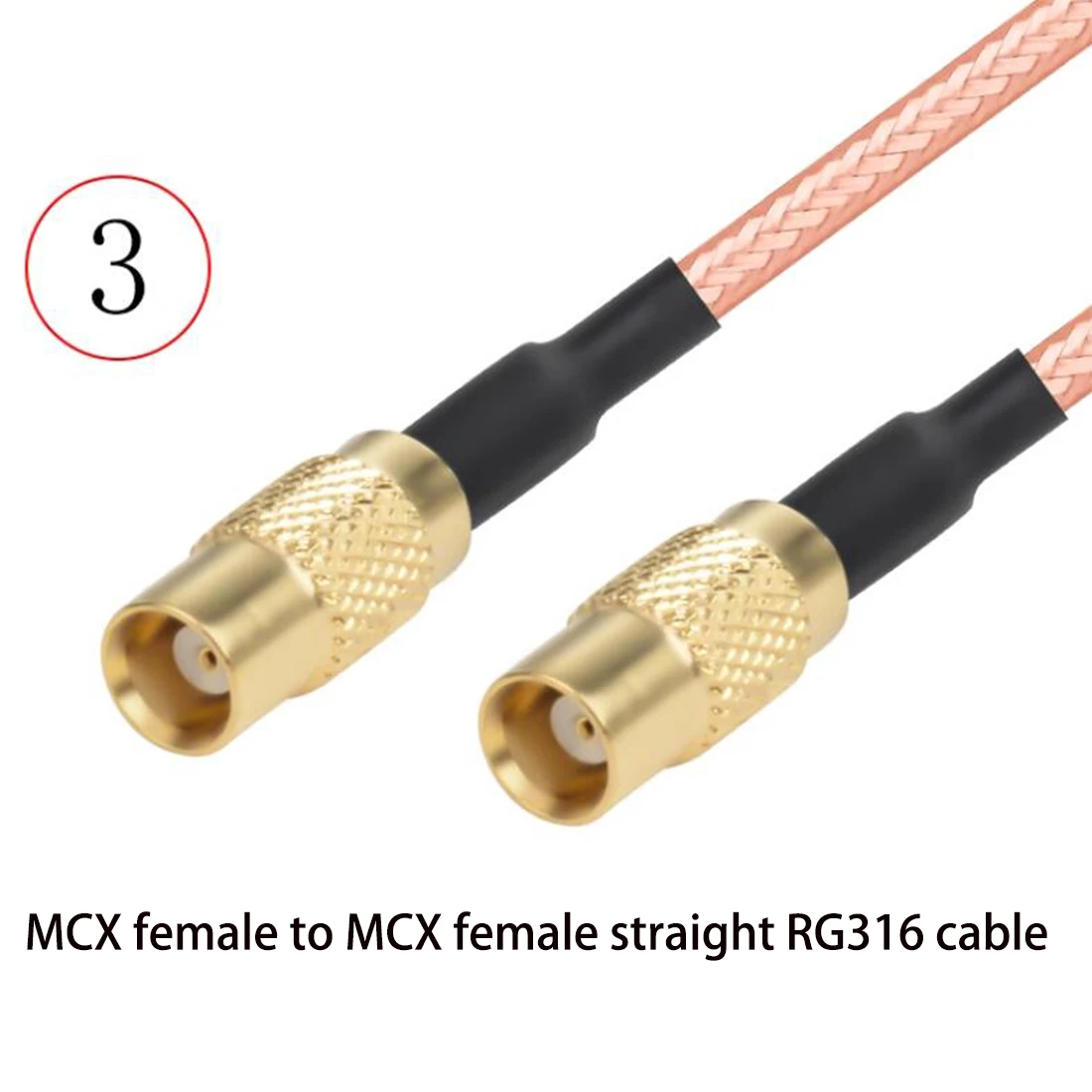 1PC MCX Male Female to MCX Plug Jack Straight Right Angle RG316 Cable Adapter 15cm/30cm/50cm for WIFI Wireless Modem