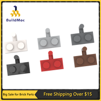 10Pcs MOC Parts 88072 4623 Plate Special 1 x 2 with Bar Arm Up Compatible Bricks DIY Assmble Building Blocks Particle Kid Toy