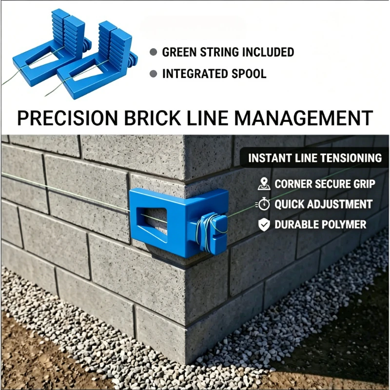 Brick Laying Anchor Corner Code, Plastic Masonry Tool, Marking Tool for Brick/Block Corner Positioning