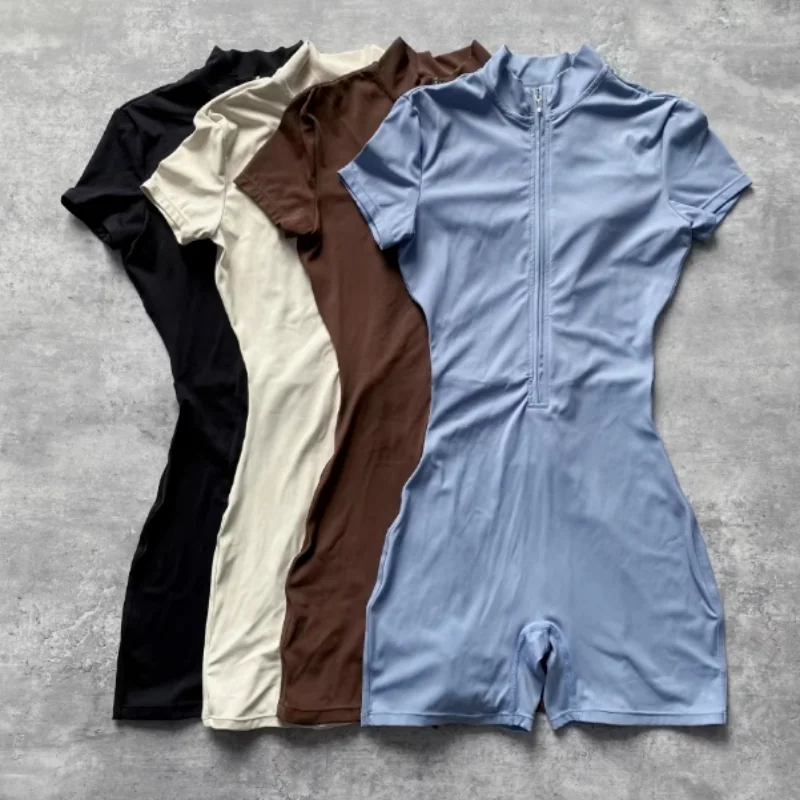 High-Waist Yoga Onesie ort Sve Fitn Tight orts Women's Dance Sport Suit Polyester Fiber High Elastici Comfortable