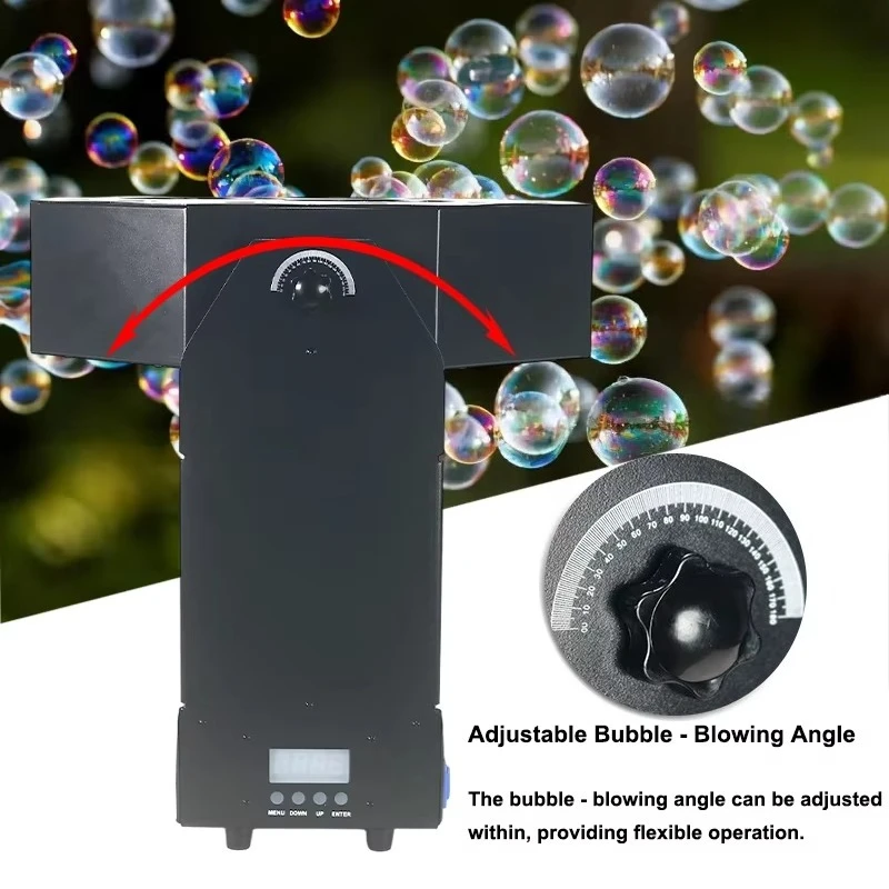 Igreslite 120W LED Super Bubble Machine 3000/s High Output Iron Fog Remote & DMX512 Control for Stage Use