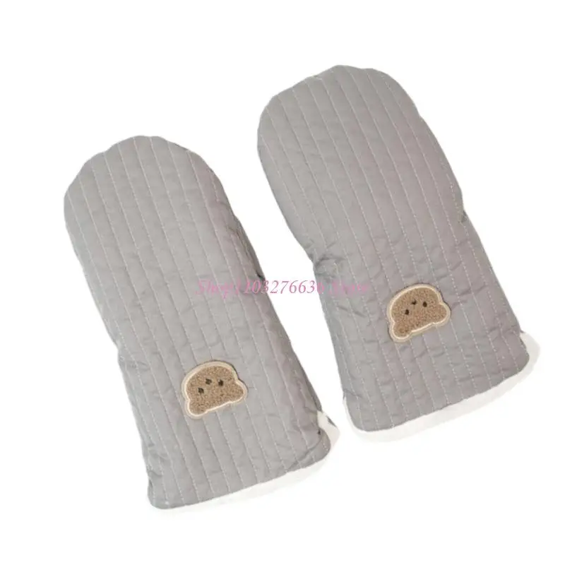 R6FD Essential Winter Strollers Hand Protector Mittens Ensuring Dry Comfortable Hands for Sports Outdoor Activity