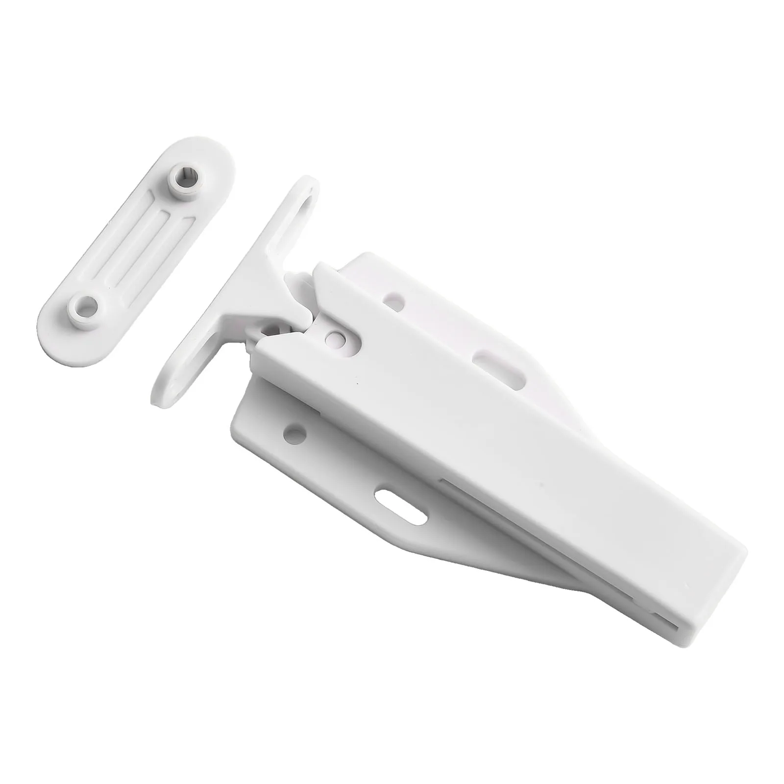 Doors Catches Latch ABS Wardrobe Door Rebounder Push-type Self-elastic Switch Spring-open Press Release Hinge Cupboard Cabinet