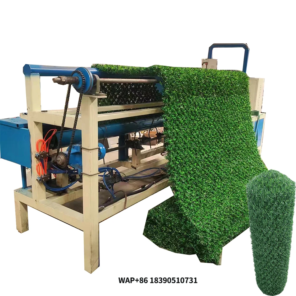 Fully Automatic Plastic Artificial Garden Plant Fence Boxwood Green Artificial Hedge Plant Grass Making Machine