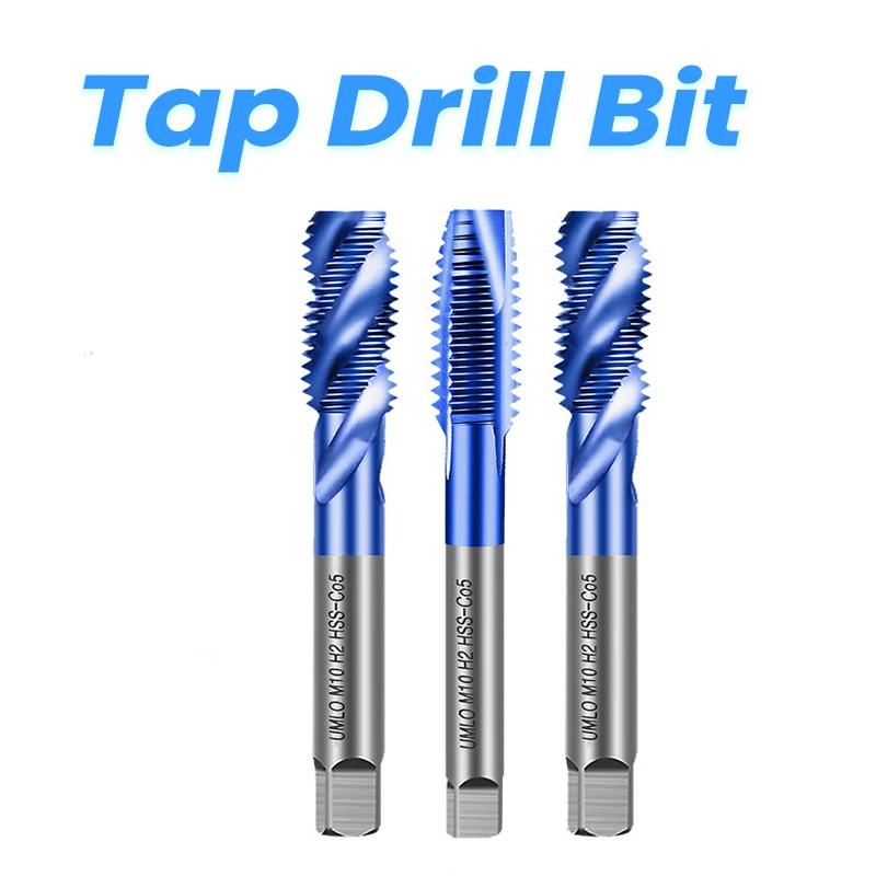 Spiral Thread Tap Screws Special SpiralTip Machine for Tapping Nano Cobalt Coated Drilling Tools