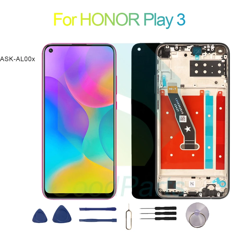 

For HONOR Play 3 Screen Display Replacement 1560*720 ASK-AL00x Play 3 LCD Touch Digitizer Assembly