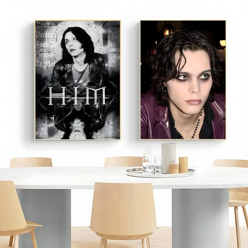 singer rock V‑Ville Hermanni Valo Poster Wall Art Print Decorative Mural Home Decor Gift Unframed