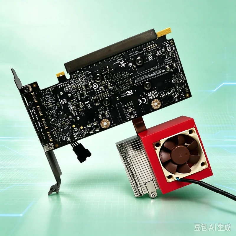 New A+ For Lenovo For Nvidia Quadro P600 P320 Tiny Add-on Active Cooling Fan NIOIMN2B7 8SSH40P20875T0DG82800XJ