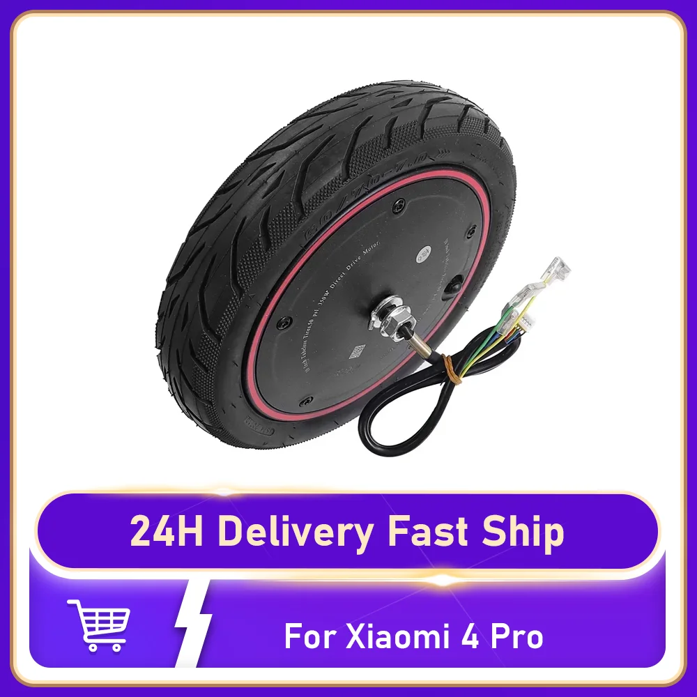 10Inch 60 70-7.0 Motor Wheel 36V 350W Engine Motor For Xiaomi 4 Pro Electric Scooter Anti-skid Explosion-proof Replacement Tires