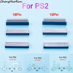1/2Pcs For PS2 Controller Button Conductive film slot linker port slot 18 pin 19 pin socket For PS2 game controller Repair Parts