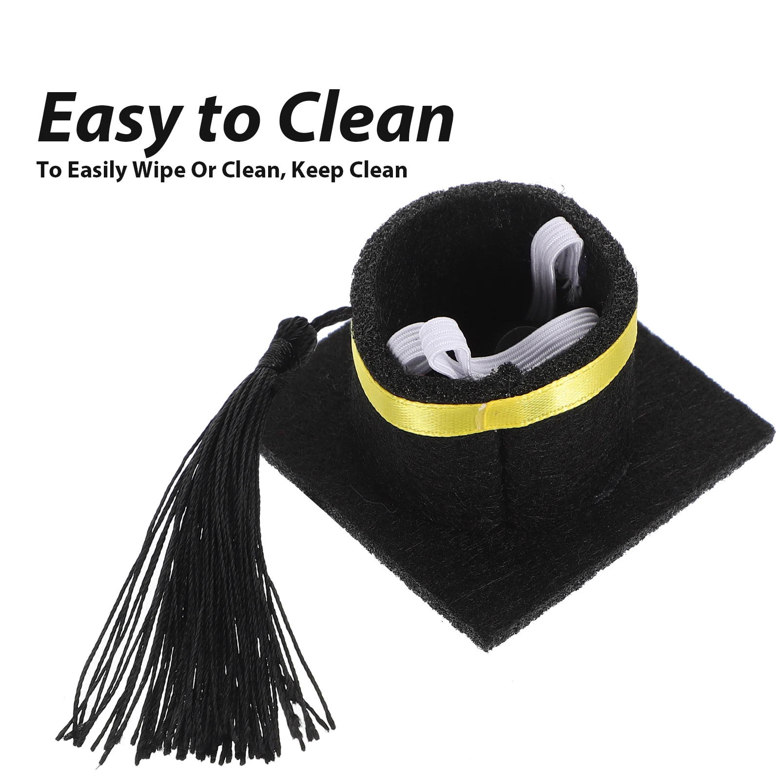 

Pet Graduation Hat Tassel Small Animal Cap Guinea Pig Chinchilla Hamster Mini Headwear Party Accessory Decorative Cap For Mice