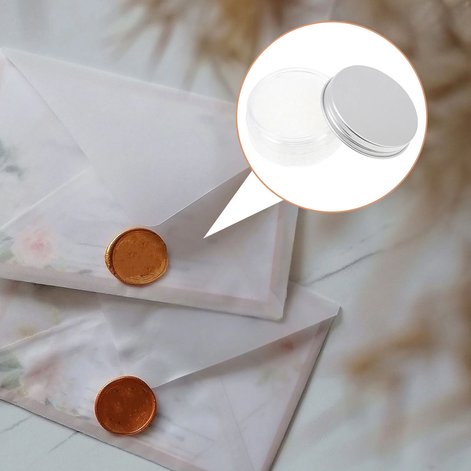 

1 Box Transparent Sealing Beads For Envelope Wedding Invitation Diy Craft Documents Closure Wax Seal Particles Fire Wax Beads