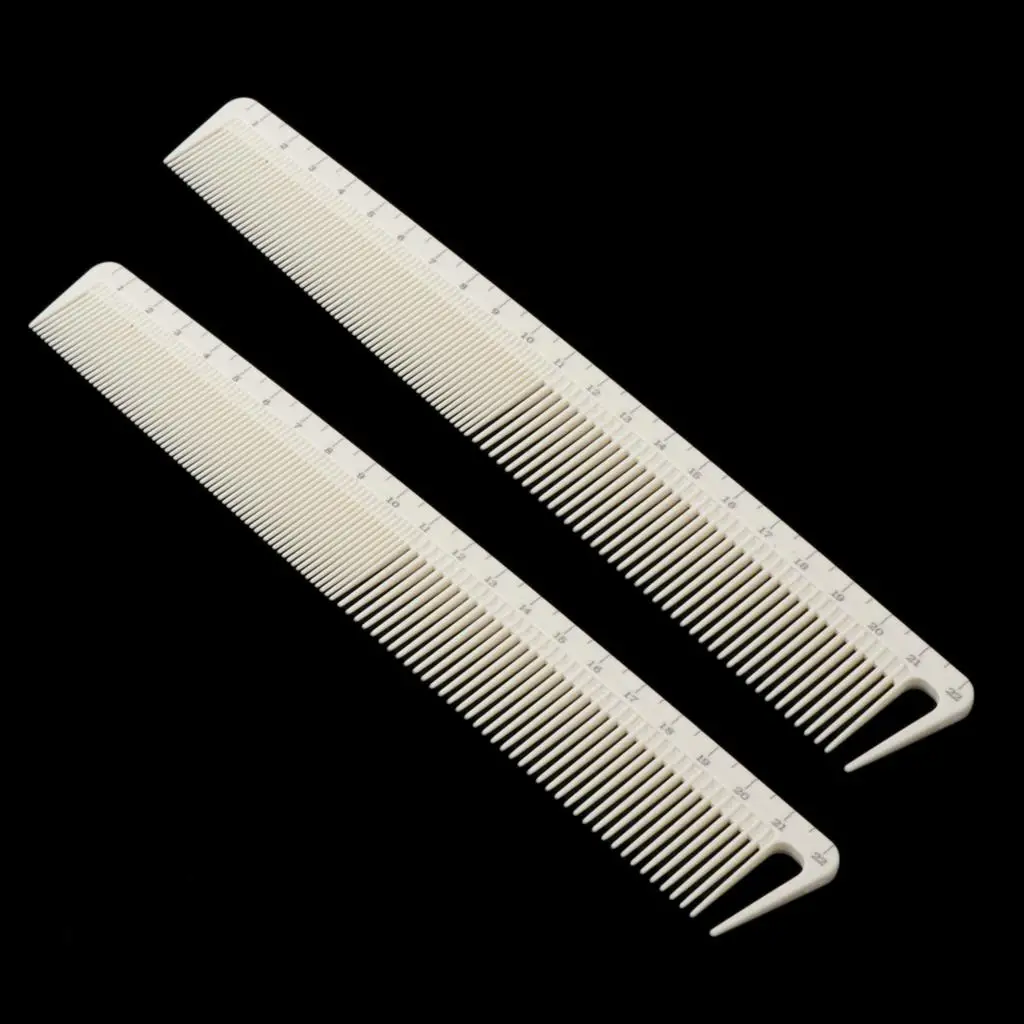 

Professional Styling Barber Hair Comb with Scale Low-static Resin Comb for Hairdressers and Home Haircut Tools