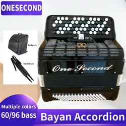 ONESCOND Bayang accordion 60 bass B/C system button accordion for children and adults beginners