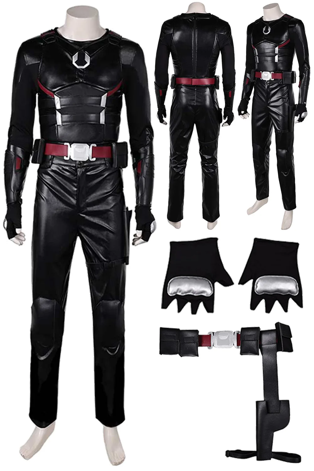 

Daywalker Eric Cosplay Black Costume Dead Cosplay Pool Movie Dead And Wolf Outfits Gloves Waistbag Halloween Male Carnival Suit