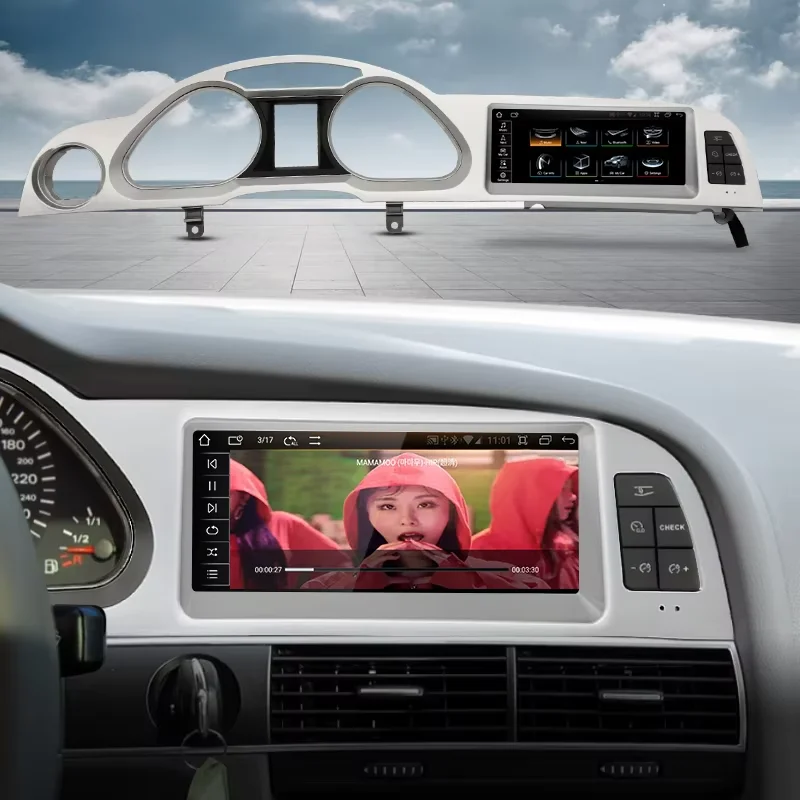 

Right Hand Drvie 8.8 inch for Audi A6 A6L C6 2005 - 2011 HD Touch Screen Android Car Radio Video Multimedia Player Head unit