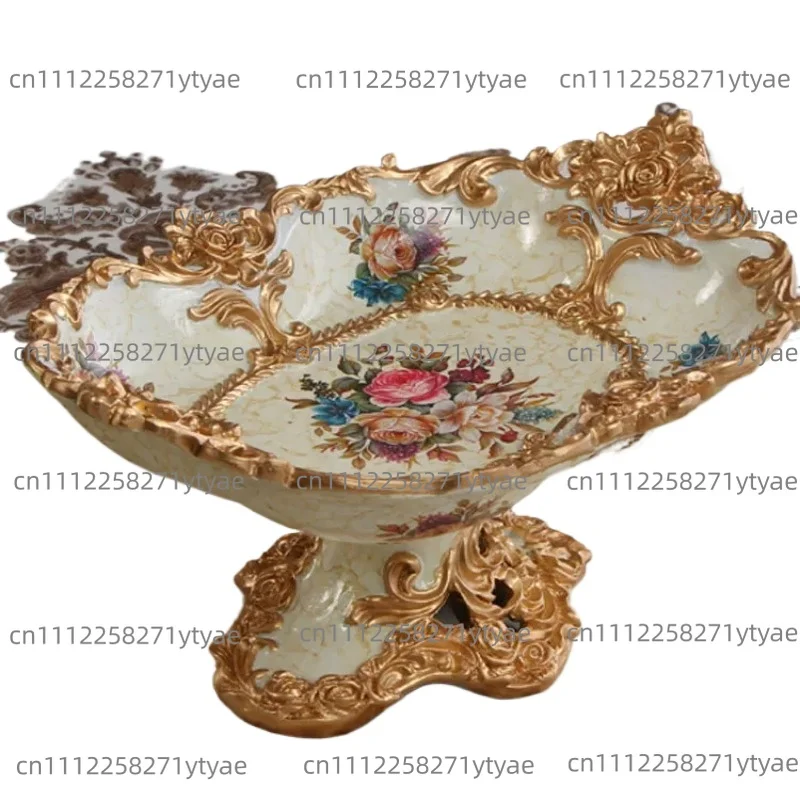 Home Living Room Decorative Resin Dried Fruit Plate Coffee Dining Table Locker Craft Ornament