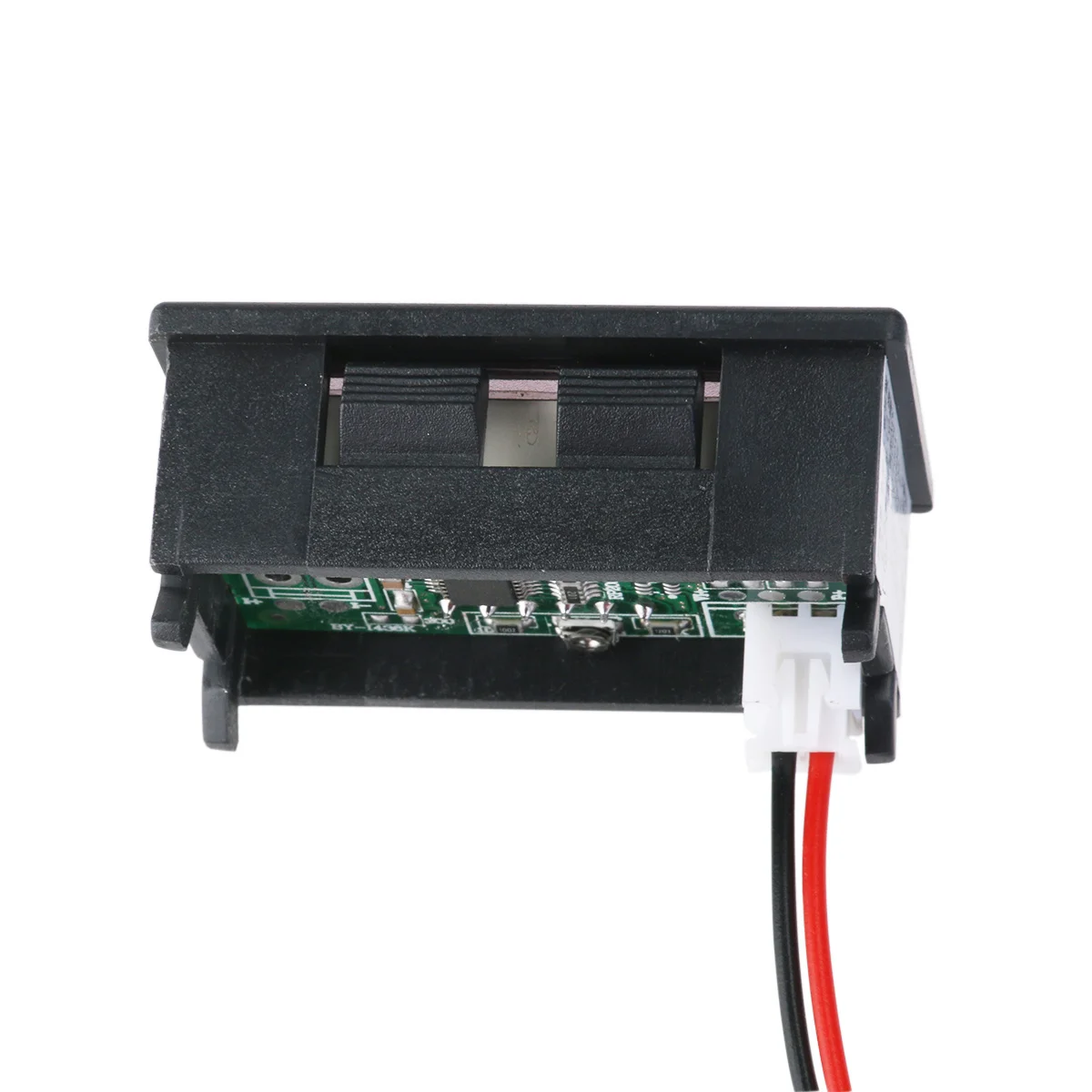 

2Pcs Mini Digital LED Voltmeter Compact 3-Digit Red Display High Accuracy Voltage Monitoring Meter for Panel Power Cord Voltage