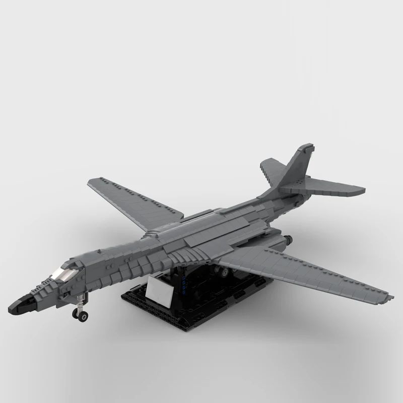 NEW 1544PCS WW2 Military MOC 1:72 scale B-1B Lancer bomber Model creative ideas high-tech Child Toy birthdayGift building blocks