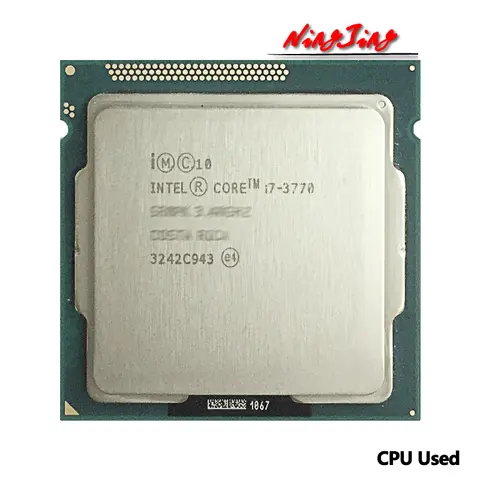 Intel Core i7-3770 i7 3770 3.4 GHz Used Quad-Core Eight-Thread CPU  8M 77W LGA 1155