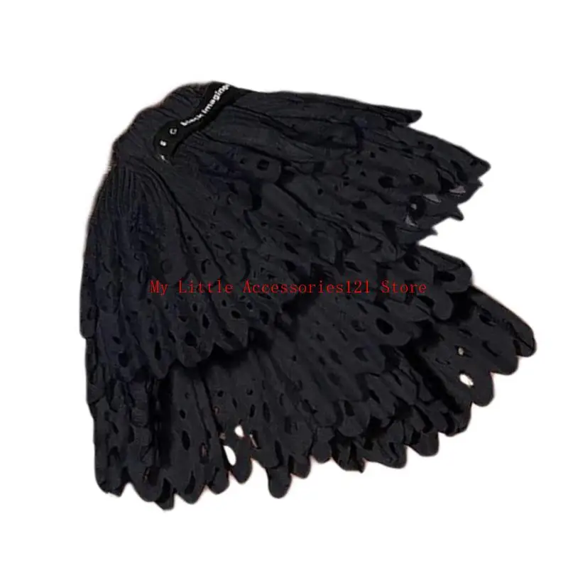 

Элегантные полые плиссированные резинки для волос для женщин, большие двухслойные эластичные резинки для волос, добавят вашей