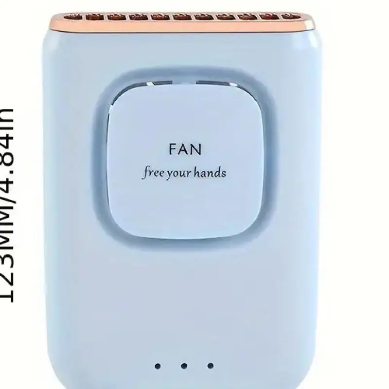 

Портативный USB-мини-вентилятор для шеи, перезаряжаемый ручной вентилятор для кемпинга, пеших прогулок, путешествий, офиса и использования на открытом воздухе