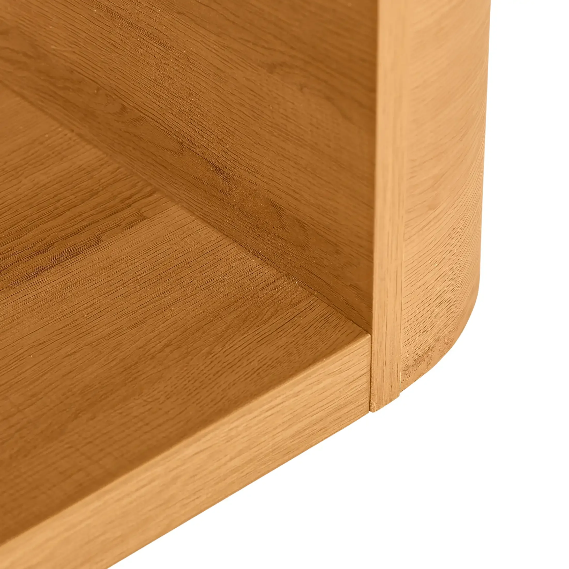 Juliet Couchtisch, helles Honig-Finish/Walnuss/Schwarz