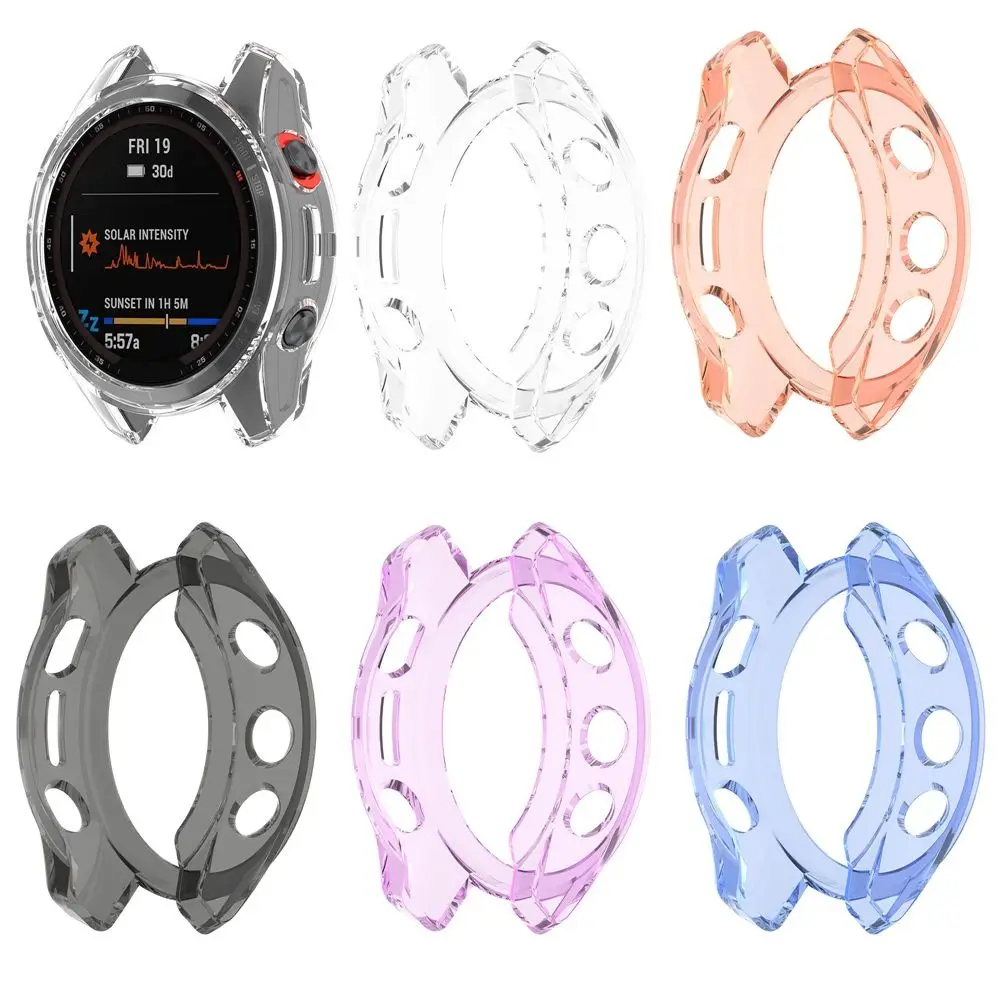 Protective Case Cover For Garmin Fenix 7X 7S SmartWatch Replacement TPU Protector Protection Cases Shell Wristband Accessories