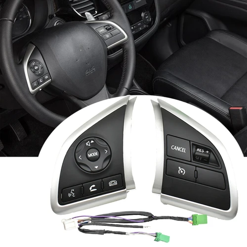 Nuevo interruptor de Control de crucero de Radio de Audio botón del volante para Mitsubishi Mirage Space Star L200 ASX 2013 -2019