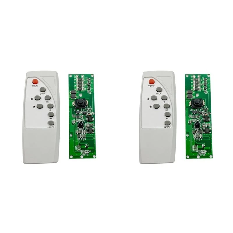 2X 3.2V 3.7V Automatic Control Lamp Board With Remote Control Solar LED Driver Board Human Body Induction A-A32R